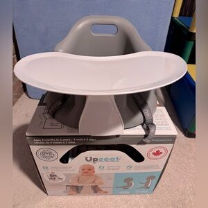 Upseat Baby Floor Seat Booster Chair for Sitting Up with Removable Tray